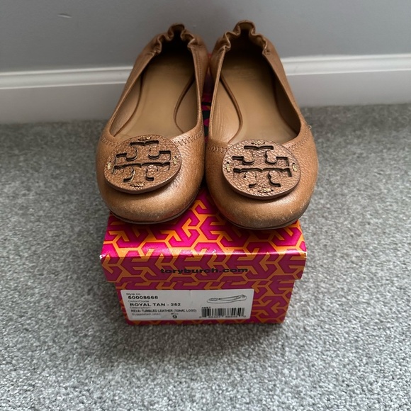 Tory Burch Royal Tan Flats - Picture 4 of 4